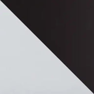 White & Black & PU Leather