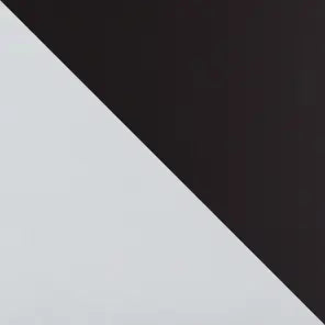 White & Black & PU Leather