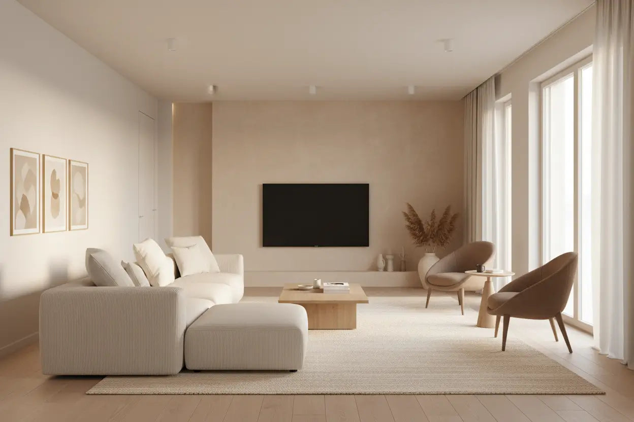 Add L Shaped Sectional to Balance a Long Space