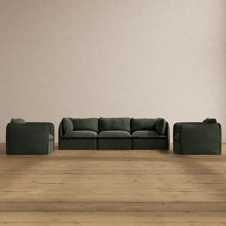 Sofá lavable Anabei — Olivine Deluxe Cloud, modular de 3 plazas