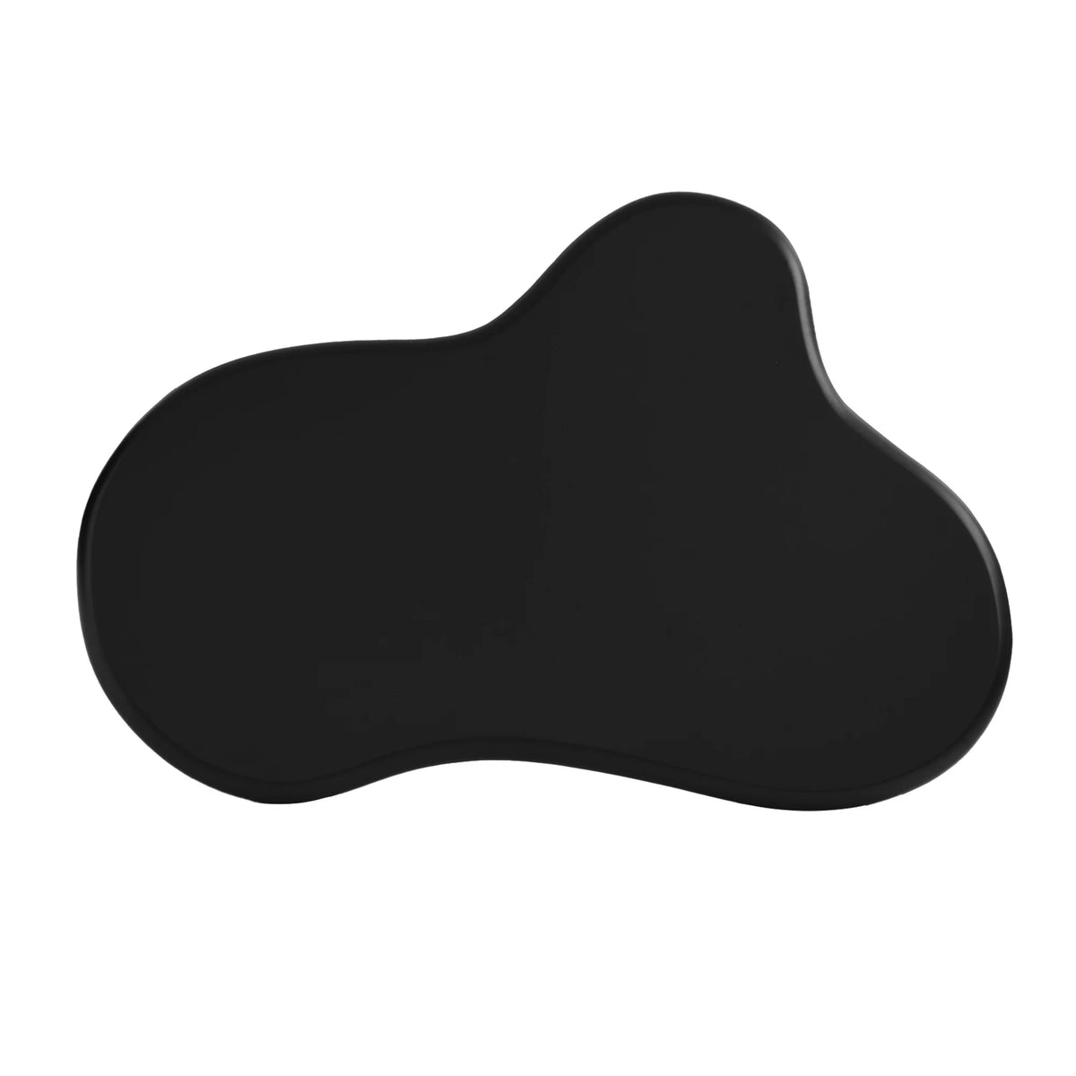 Aura Wood Coffee Table | 48" Black Irregular With 4 Legs