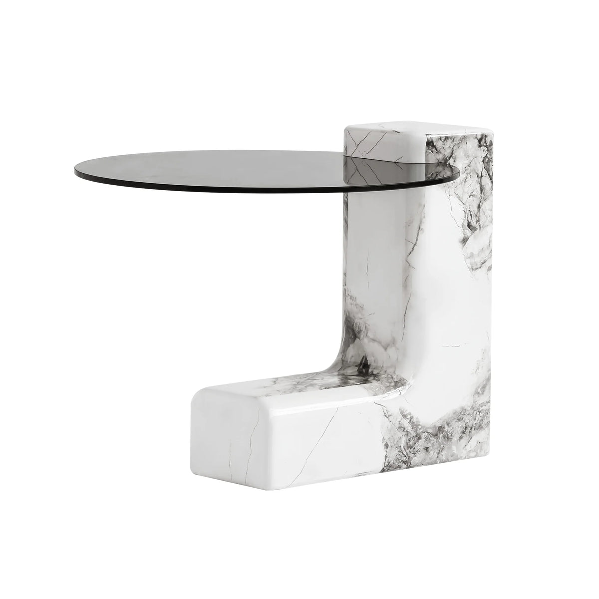 Aura Wood Coffee Table | 36" Monochrome Round With Nesting