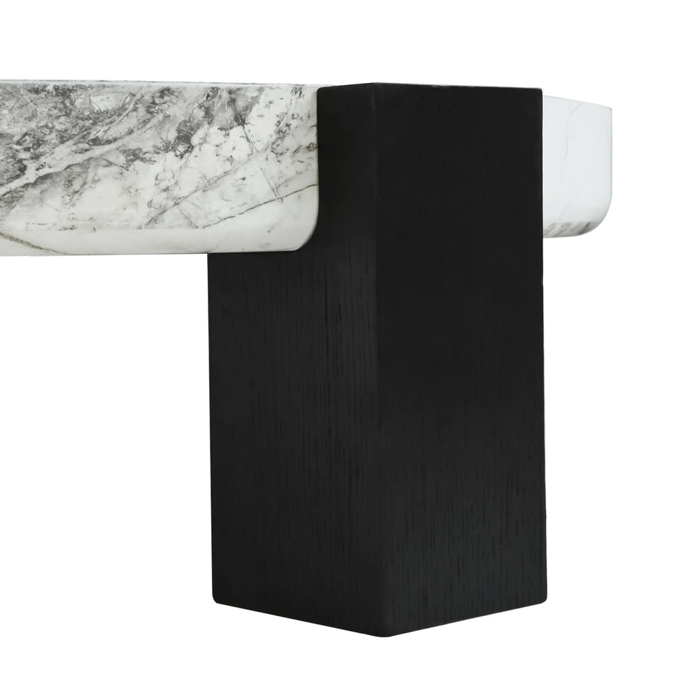 Aura Wood Coffee Table | 36" Monochrome Round With Nesting