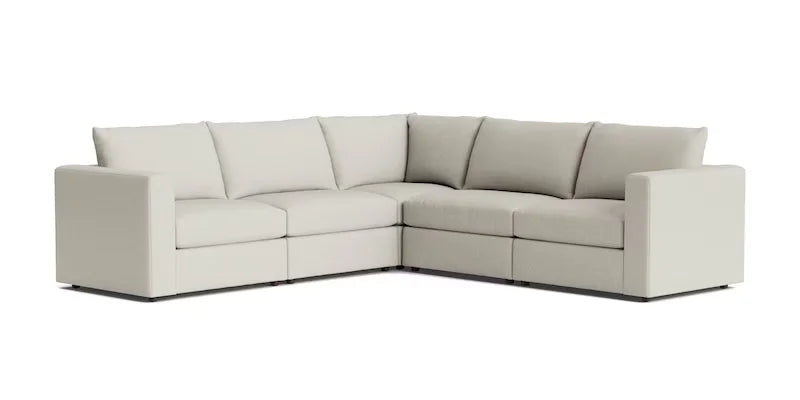 Bassett Solid Frame Sectional Sofa for Tall Person Needs