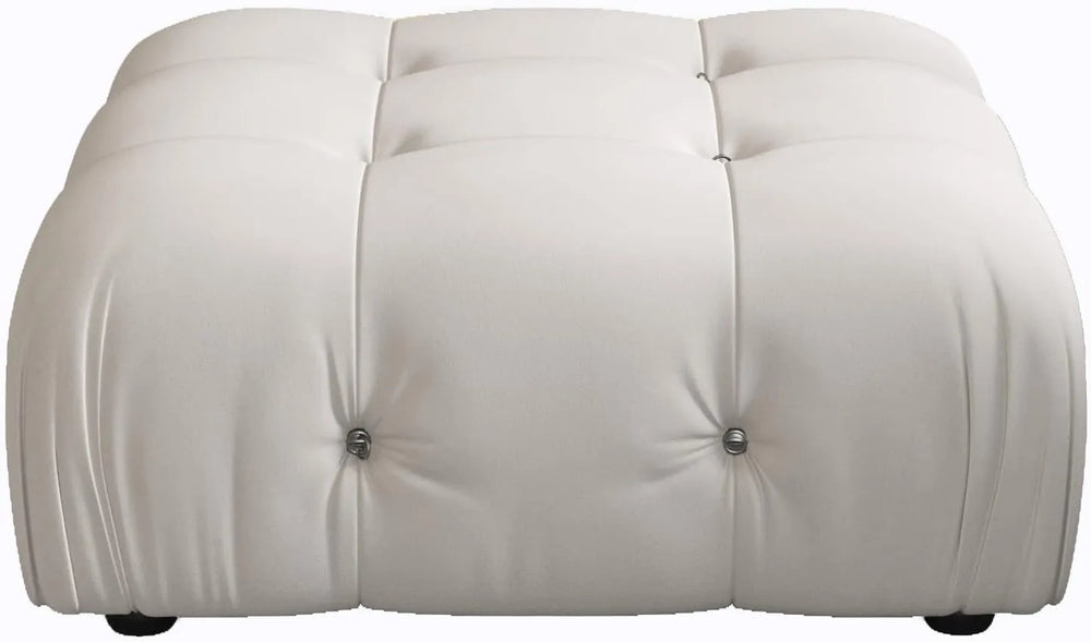 Matrix Minimalist Modular Sofas | Beige Velvet Ottomans