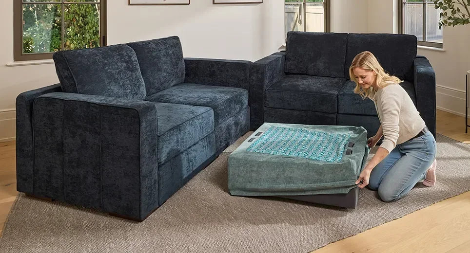 Best sofa for dogs tested by WJS Home Lovesac Sactional Offers The Best Machine Washable Slipcovers