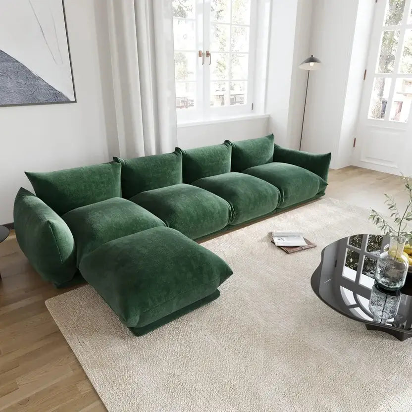 Sofá urbano WJS Home Loafy de 4 plazas | Diseño modular