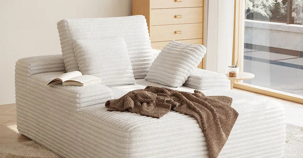 Boneless Chaise Lounge Sofa-Essential Series