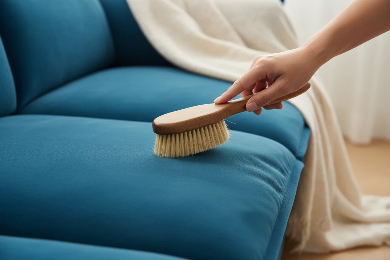 Brush the Pile in One Direction to Prevent Matting