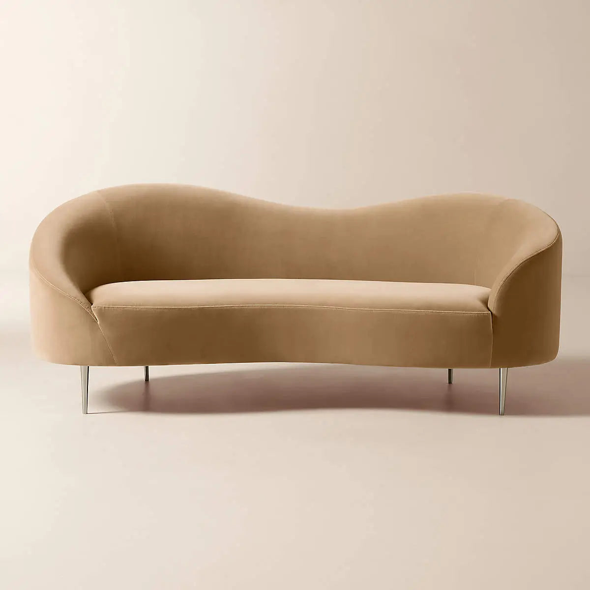 CB2 Curvo 75 Apartment Sofa by goop