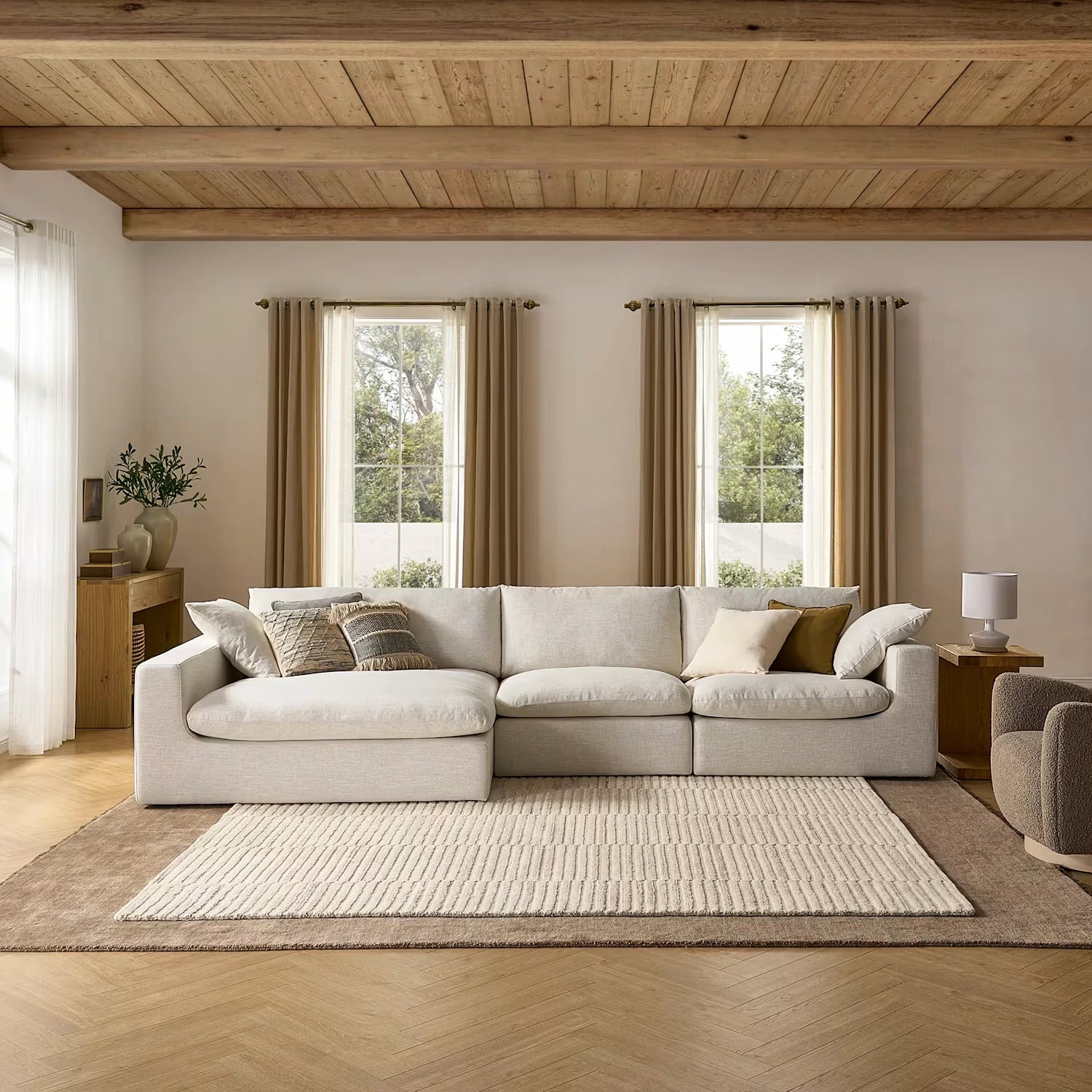 Castlery — Dawson Wide Chaise Sectional