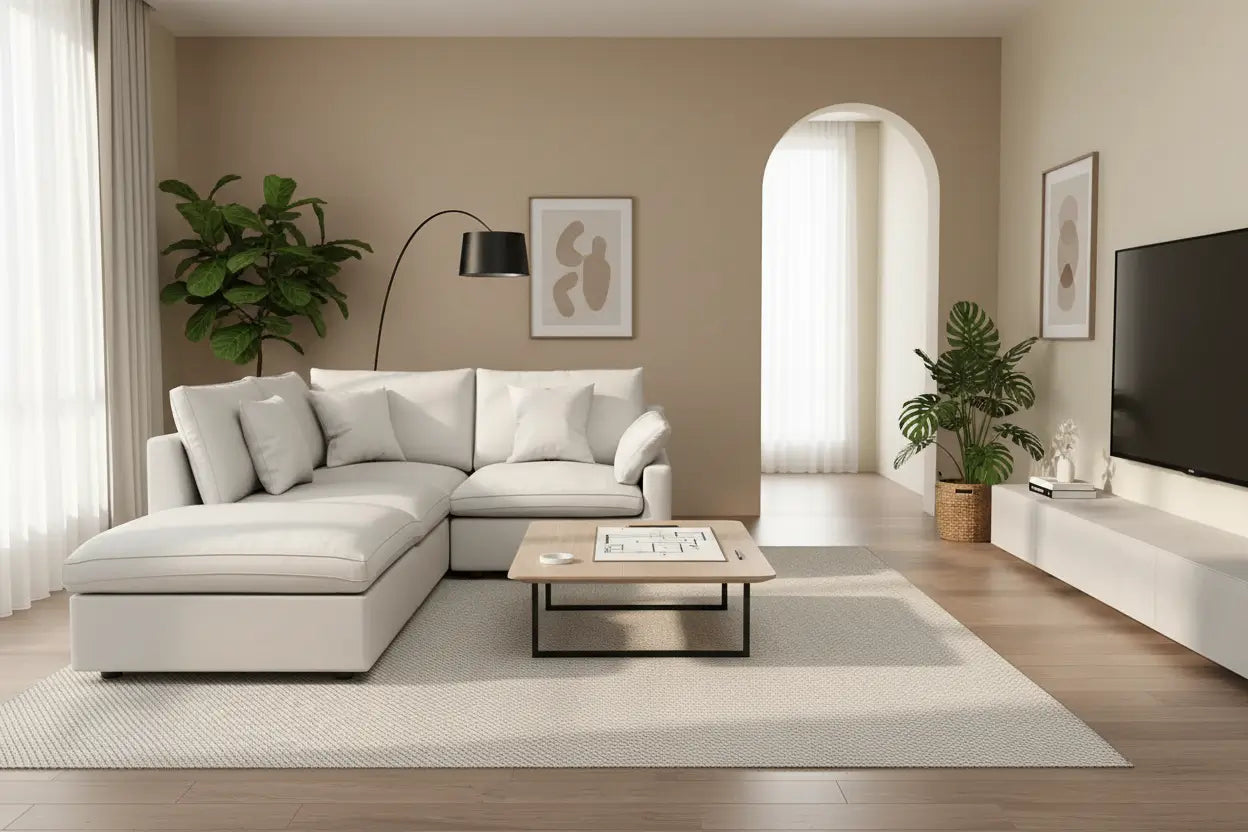 Chaise Orientation Defines How the Sectional Fits Your Space