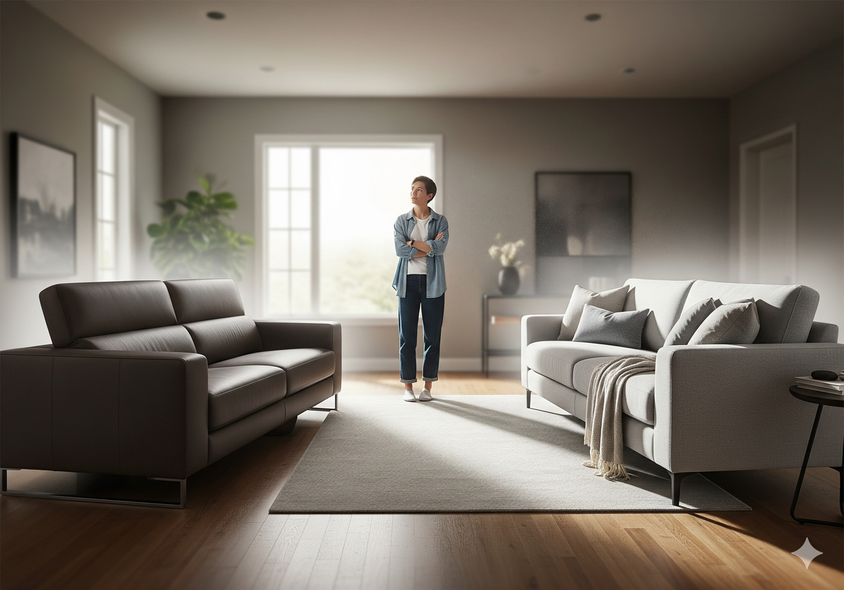 Choosing a leather or fabric sofa for your lifestyle