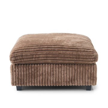 Deluxe Classic Cloud Sectional Sofas Covers | Cloud Plush Fabric Ottoman Covers