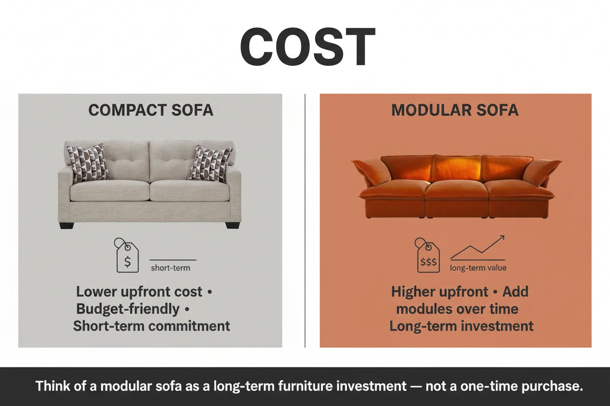 Compact vs Modular Sofas: Cost