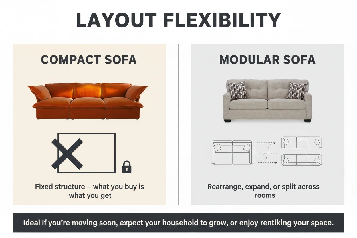Compact vs Modular Sofas: Layout Flexibility