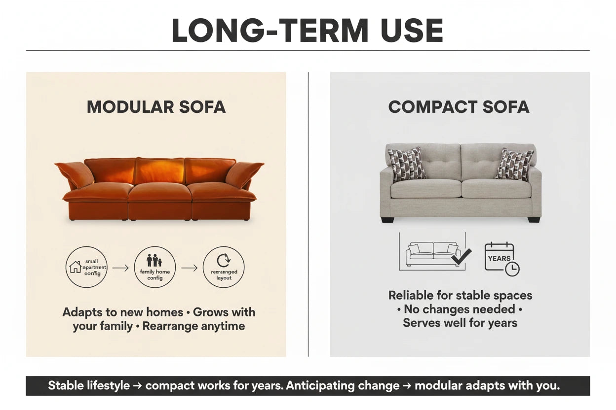 Compact vs Modular Sofas: Long-Term Use
