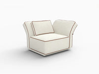 Deluxe Cloud 1-Seater Beige Small Space Single Sofa | 1-Piece, Bouclé Sherpa-Like Fabric, Easy To Clean