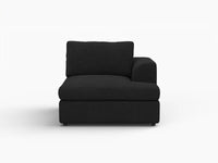 Deluxe Cloud 1-Seater Single Sofa | 1-Piece, Bouclé Sherpa-Like Fabric, Living Room Accent, Washable Cushion Covers