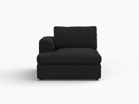 Sofá individual de 1 plaza Deluxe Cloud | 1 pieza, tela bouclé tipo sherpa, decorativo para sala de estar, fundas de cojín lavables