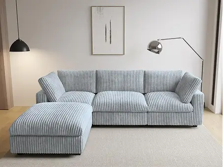 Plush Sectional Sofa