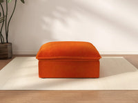 Puf de Almacenamiento Individual Deluxe Cloud Velvet | 1 Pieza (incluye 1 puf), Fundas Lavables