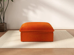 Puf de Almacenamiento Individual Deluxe Cloud Velvet | 1 Pieza (incluye 1 puf), Fundas Lavables