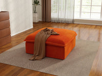 Puf de Almacenamiento Individual Deluxe Cloud Velvet | 1 Pieza (incluye 1 puf), Fundas Lavables