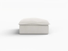 Deluxe Linen Cloud Sectional Sofas Covers | Linen Cotton and Linen Sofa Cover for Ottoman