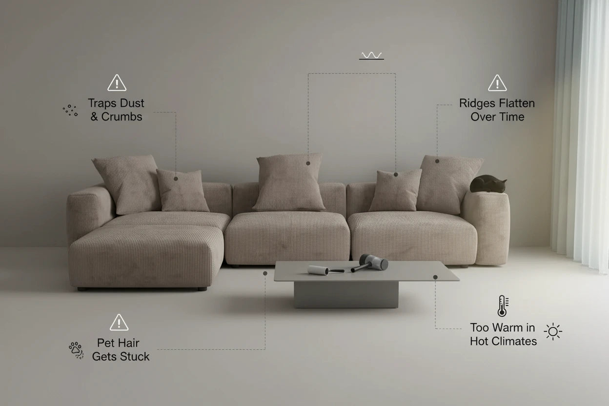 Drawbacks of a Corduroy Couch