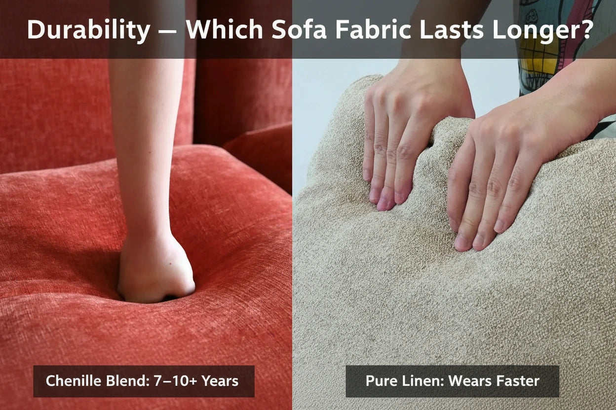 Durability — Which Sofa Fabric Lasts Longer?