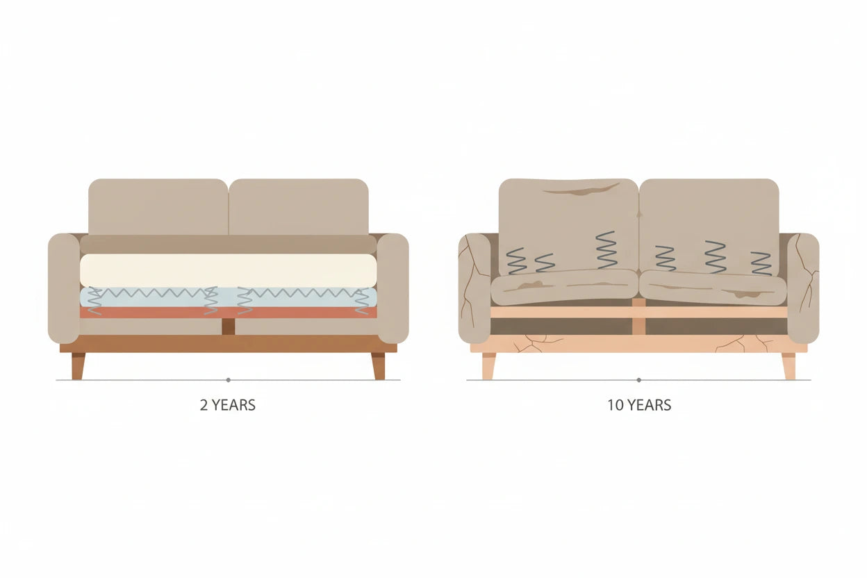 Durable Construction and Cushion Support