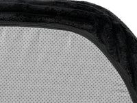Essential 1-Seater Black Small Space Single Sofa | 1-Piece, Corduroy Fabric, Chaise-Style Comfort, Compact Design