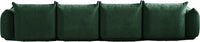 Matrix Modern Sectional Sofas | Green Chenille Couch Sectionals 4-seaters