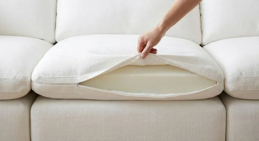 How Does the Washable Sofa Work Fully movable covers for machine washable