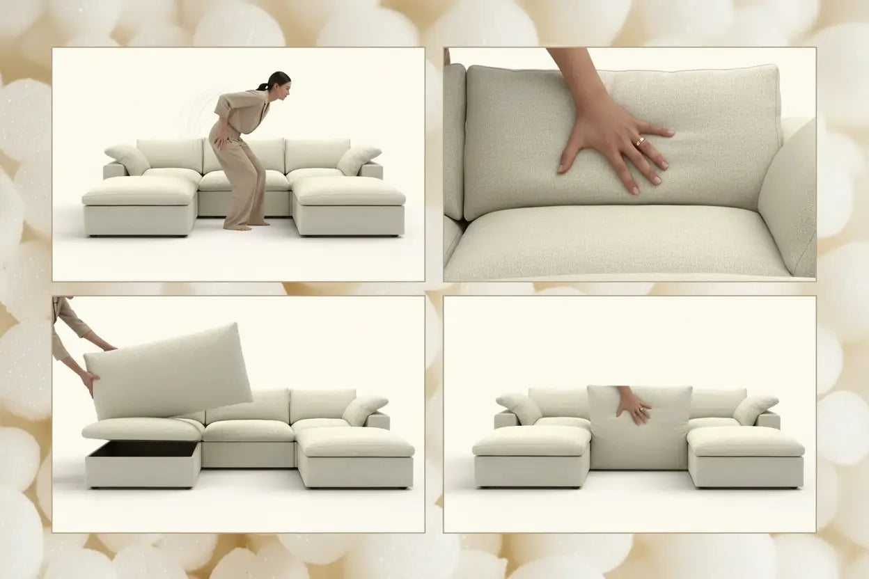 How to Test & Buy the Right Sofa Cushions