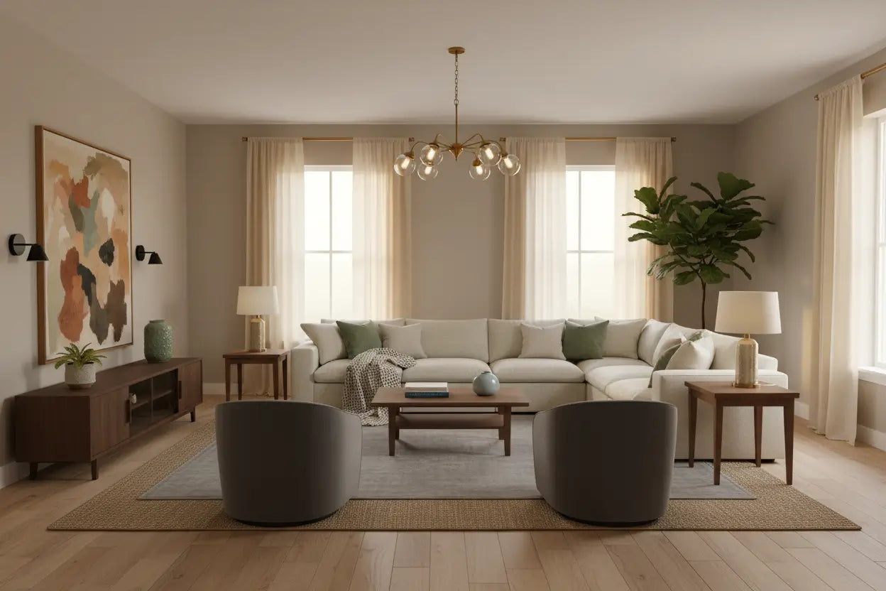 Integrate Lighting Rugs And Décor Cohesion For A Polished Finish