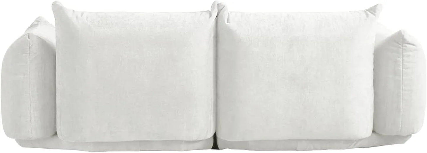Matrix Modern Sectional Sofas | Beige Chenille Loveseats 2-seaters