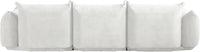Matrix Modern Sectional Sofas | Beige Chenille Couch Sectionals 3-seaters