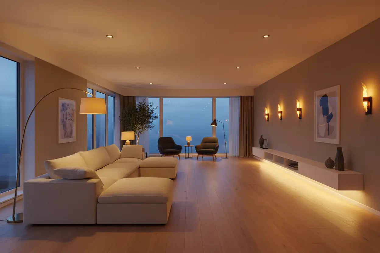 Layer Lighting to Improve Depth in Narrow Spaces