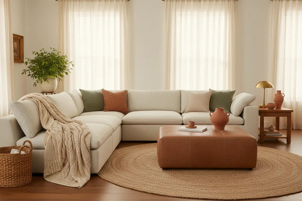 Layer Neutral Textures And Colors For Visual Warmth