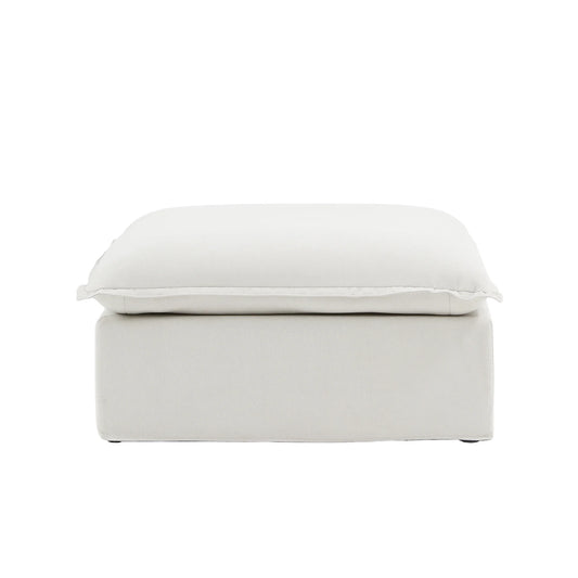 Deluxe Linen Cloud Sectional Sofas Covers | Linen Cotton and Linen Sofa Cover for Ottoman