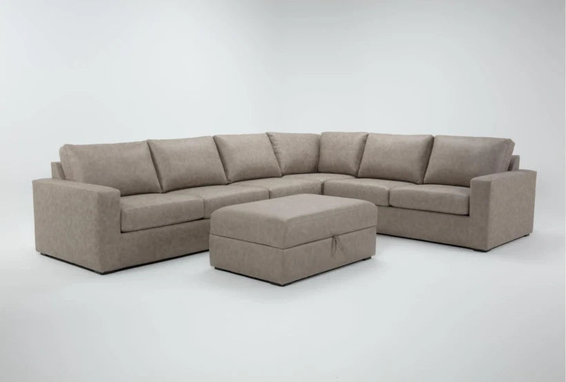 Living Spaces Traditional Sectional Sofa