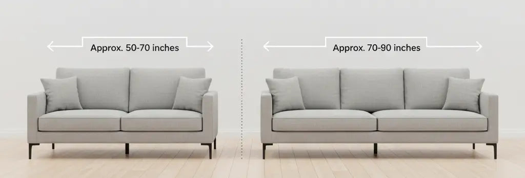 Loveseat and Sofa Comprison What is a Loveseat vs Sofa