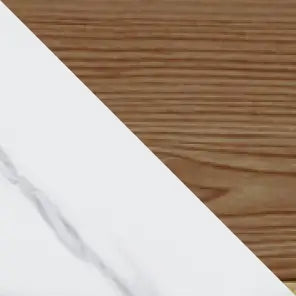 Mesa de centro Aura Wood | 81 cm, redonda, de nogal, con compartimentos apilables