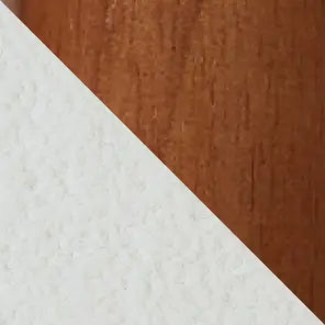 Silla de comedor Arctic con respaldo curvo | Respaldo de nogal (juego de 2)