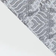 White & Gray & PU Leather