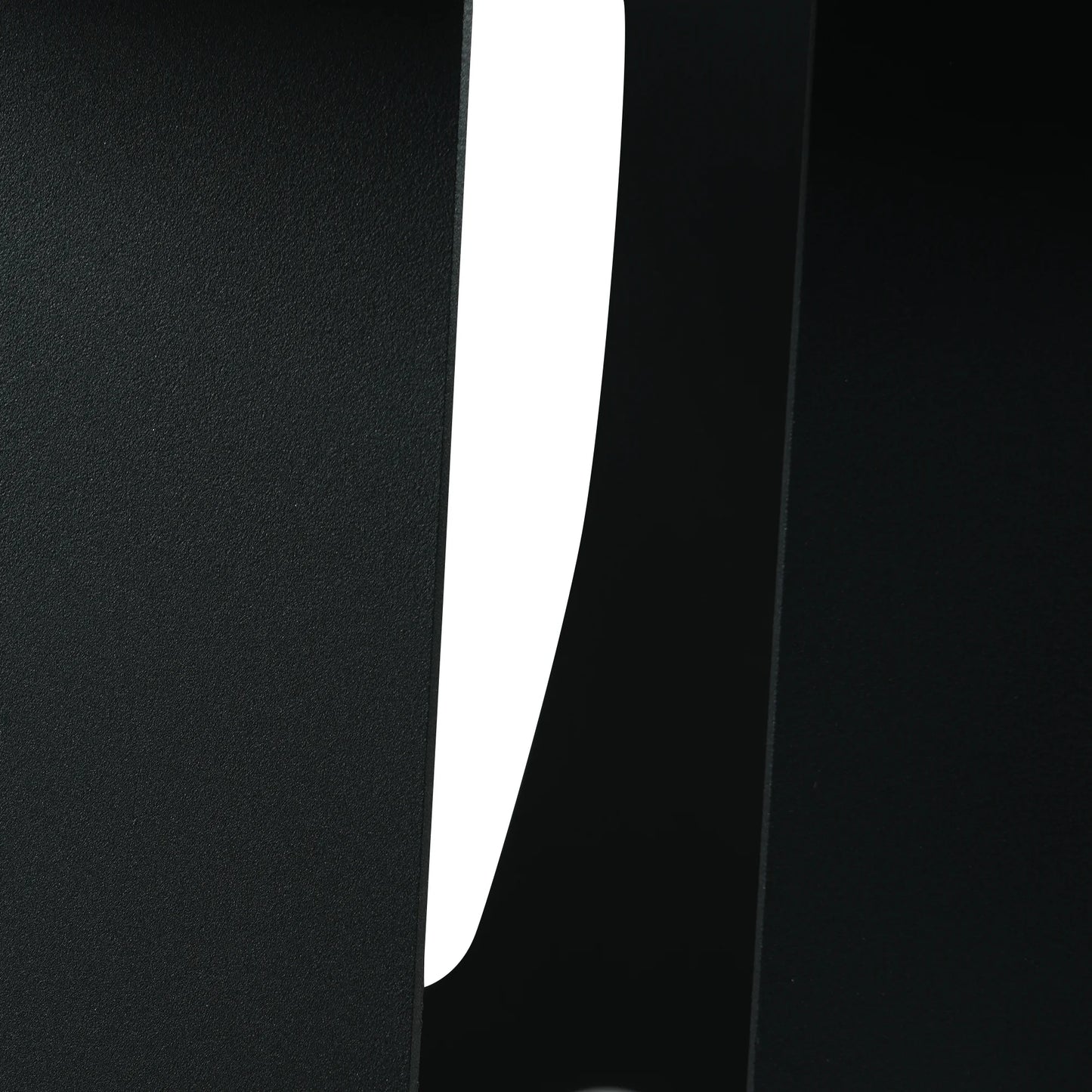 Marbella Sintered Stone Dining Table | 59" Matte Black Round With Lazy Susan Turntable