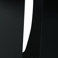 Marbella Sintered Stone Dining Table | 59" Matte Black Round With Lazy Susan Turntable