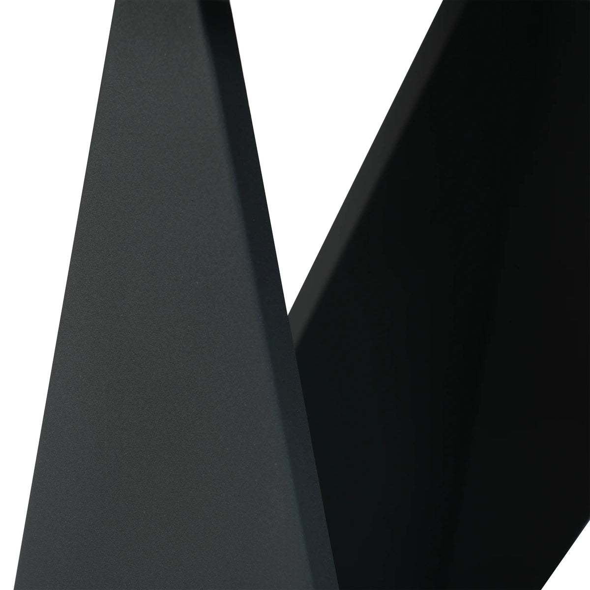 Marbella Sintered Stone Dining Table | 53" Matte Black Round With Metal Base